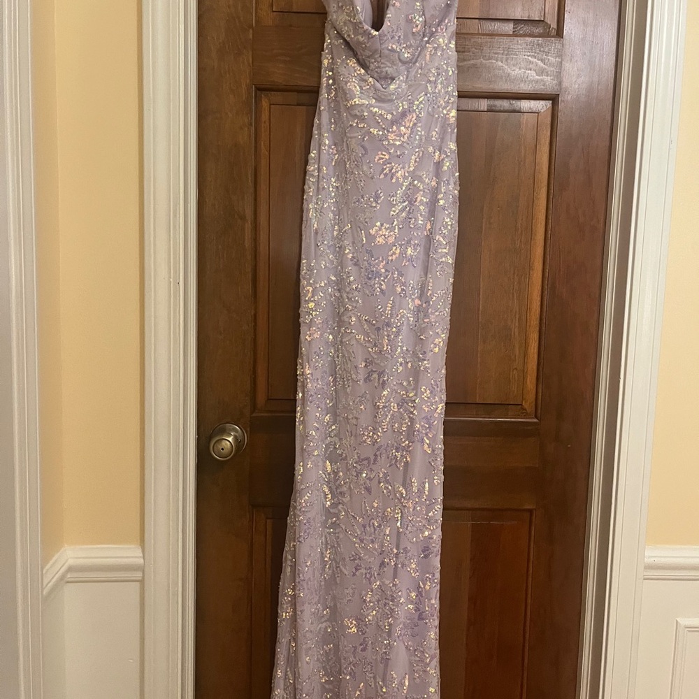 Light purple prom dress